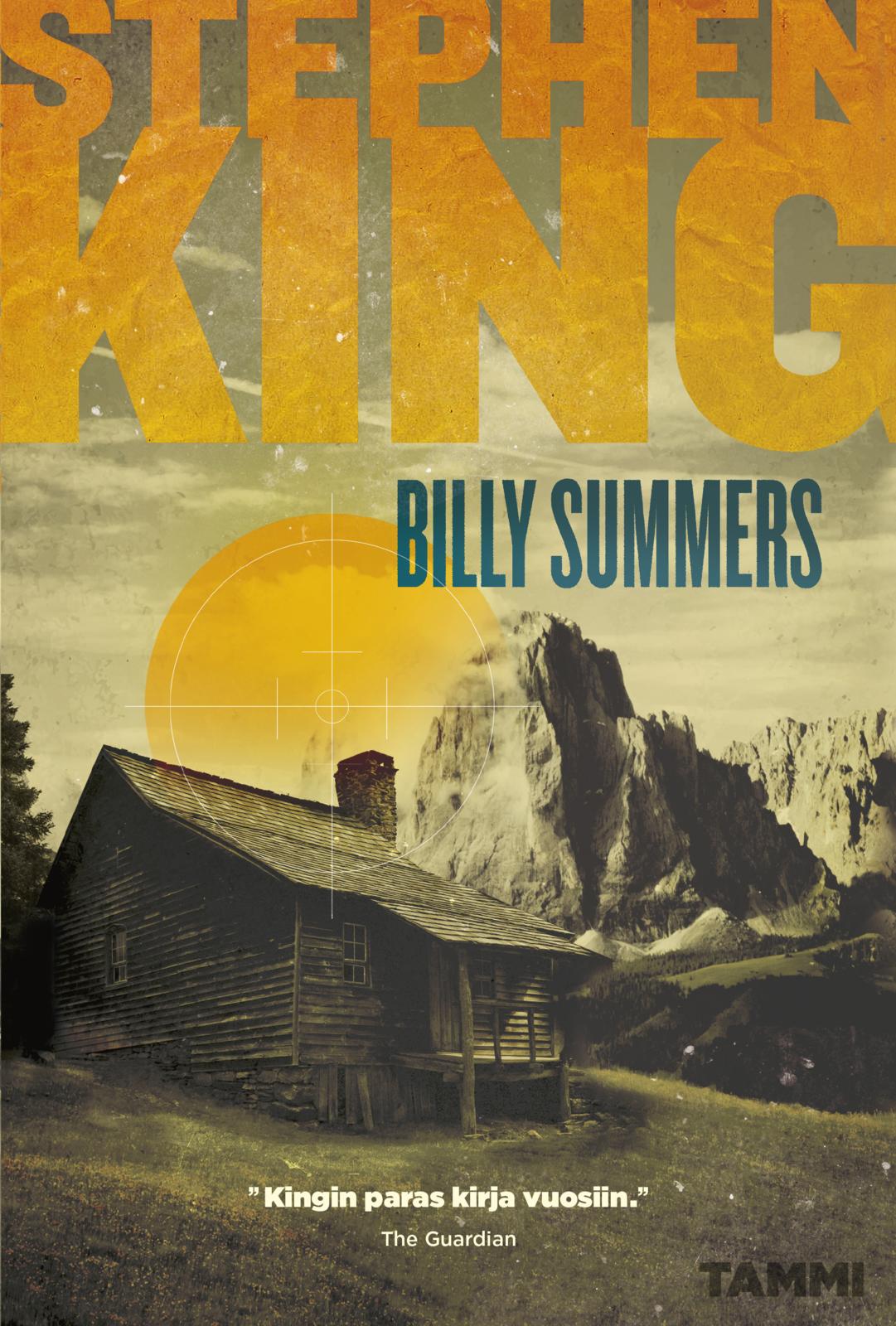Etukansi. Stephen King Billy Summers