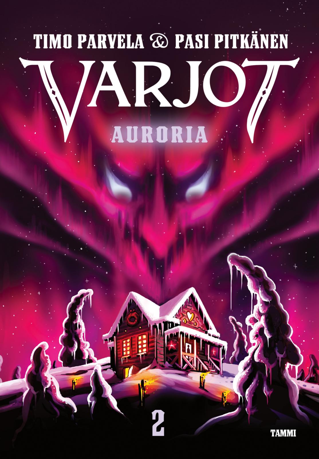 Etukansi. Timo Parvela Varjot 2. Auroria