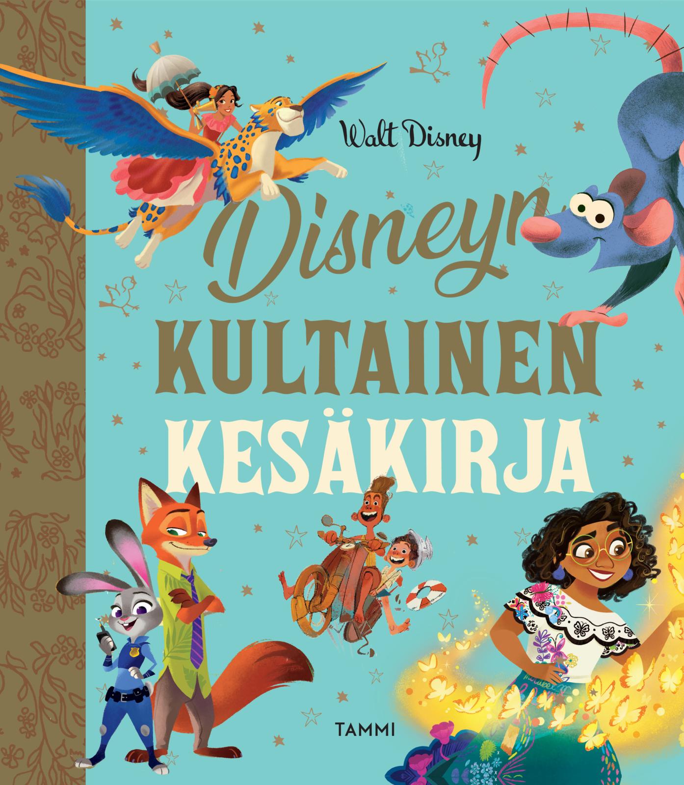 Etukansi. Disney . Disneyn kultainen kesäkirja. TKK