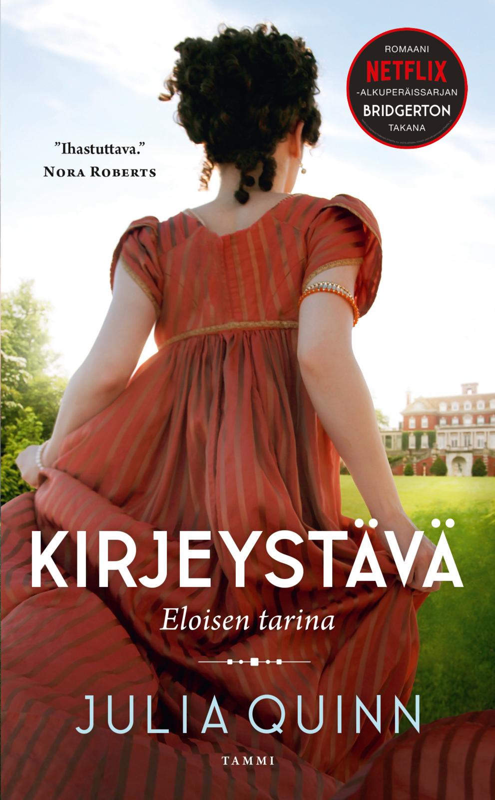 Etukansi. Julia Quinn Bridgerton: Kirjeystävä