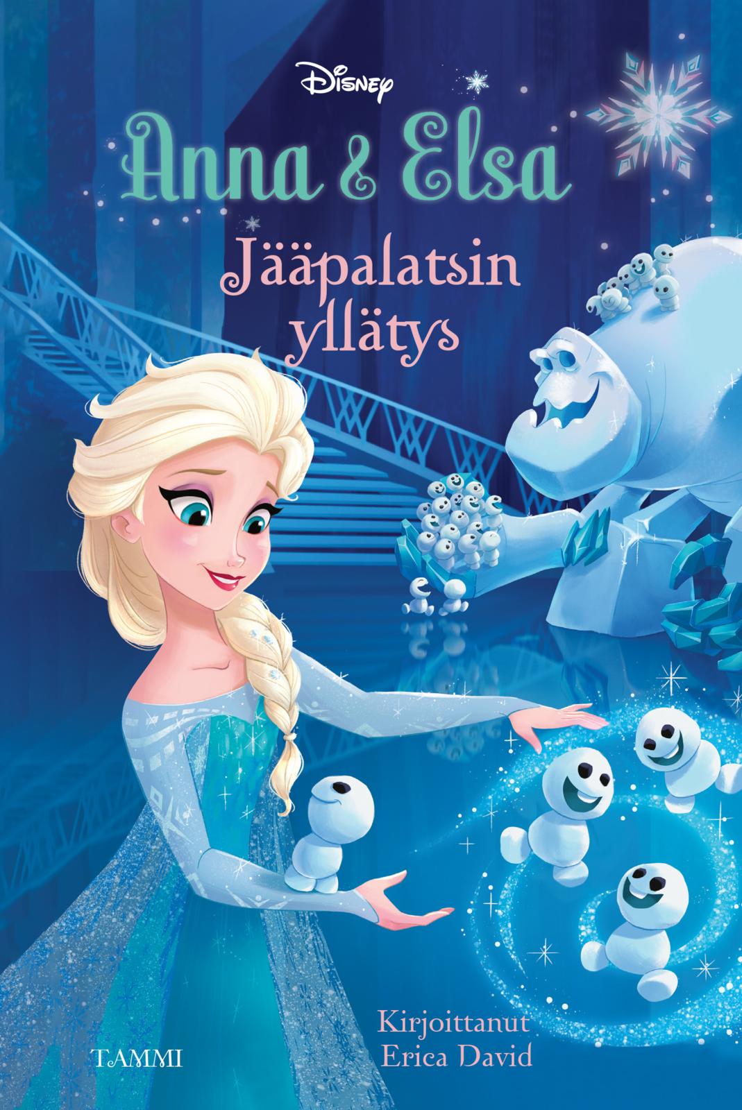 Etukansi. Disney . Frozen. Anna & Elsa. Jääpalatsin yllätys
