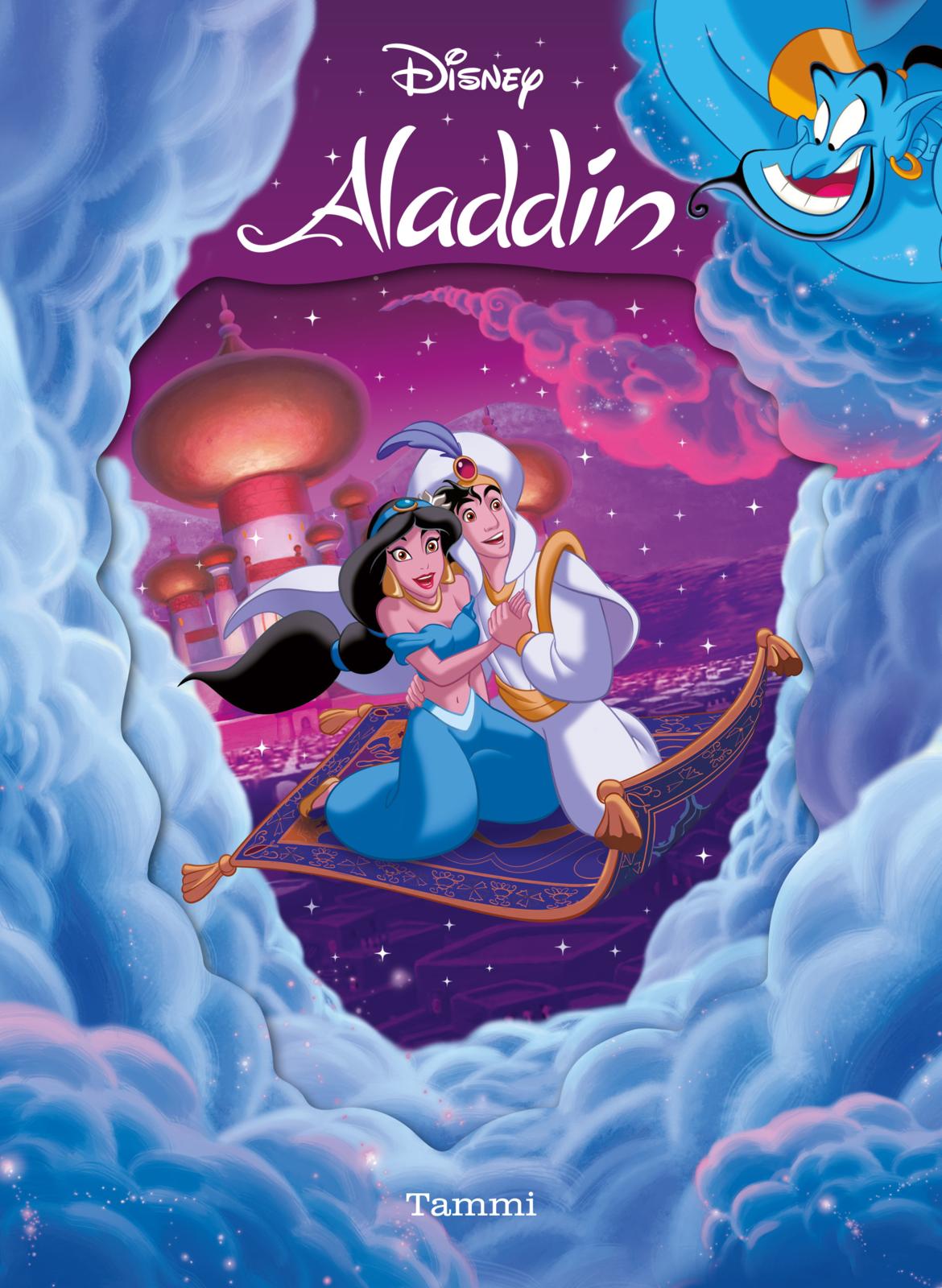 Etukansi. Disney Aladdin. Disney taikakansikirja