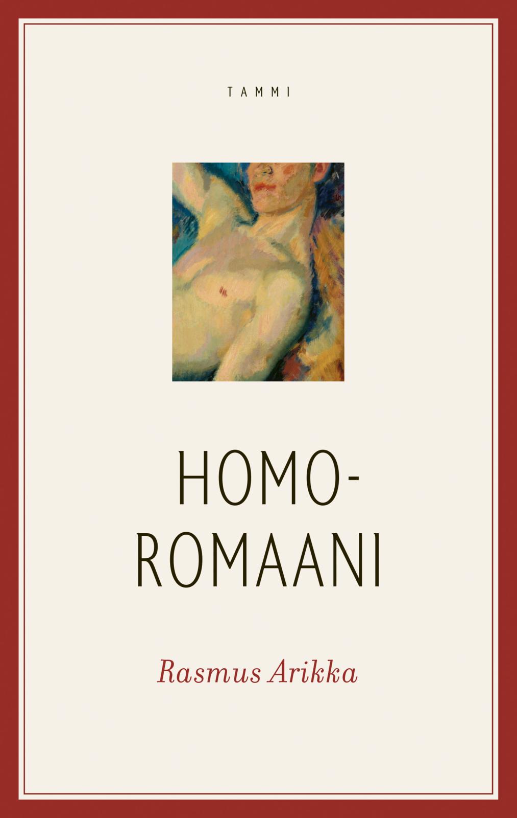 Etukansi. Rasmus Arikka. Homoromaani