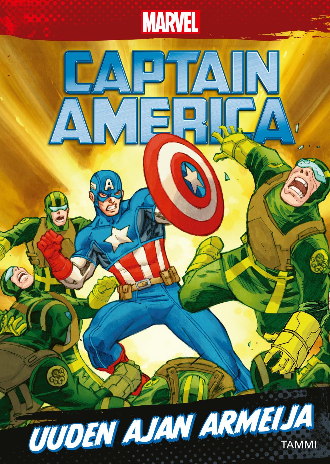 Etukansi. Marvel Marvel. Kapteeni Amerikka. Uuden ajan armeija