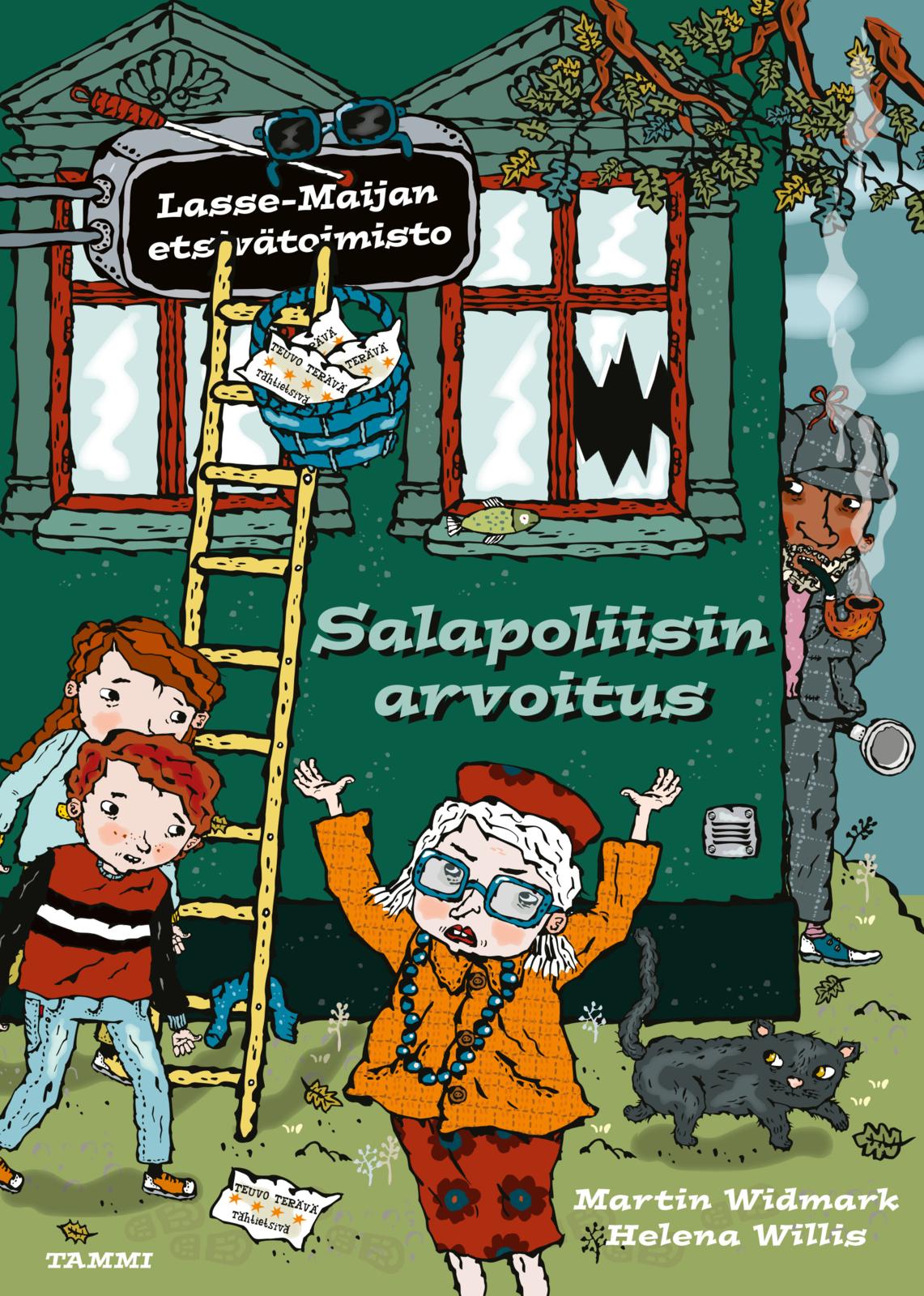 Etukansi. Martin Widmark Salapoliisin arvoitus. Lasse-Maijan etsivätoimisto