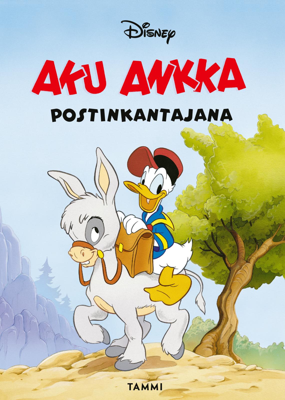 Etukansi. Disney . Aku Ankka postinkantajana