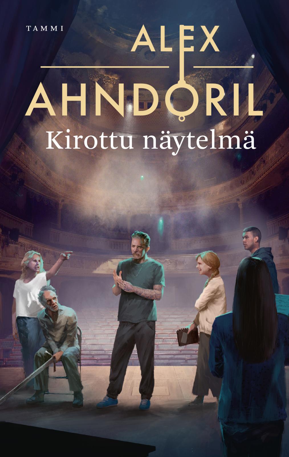 Etukansi. Alex Ahndoril Kirottu näytelmä