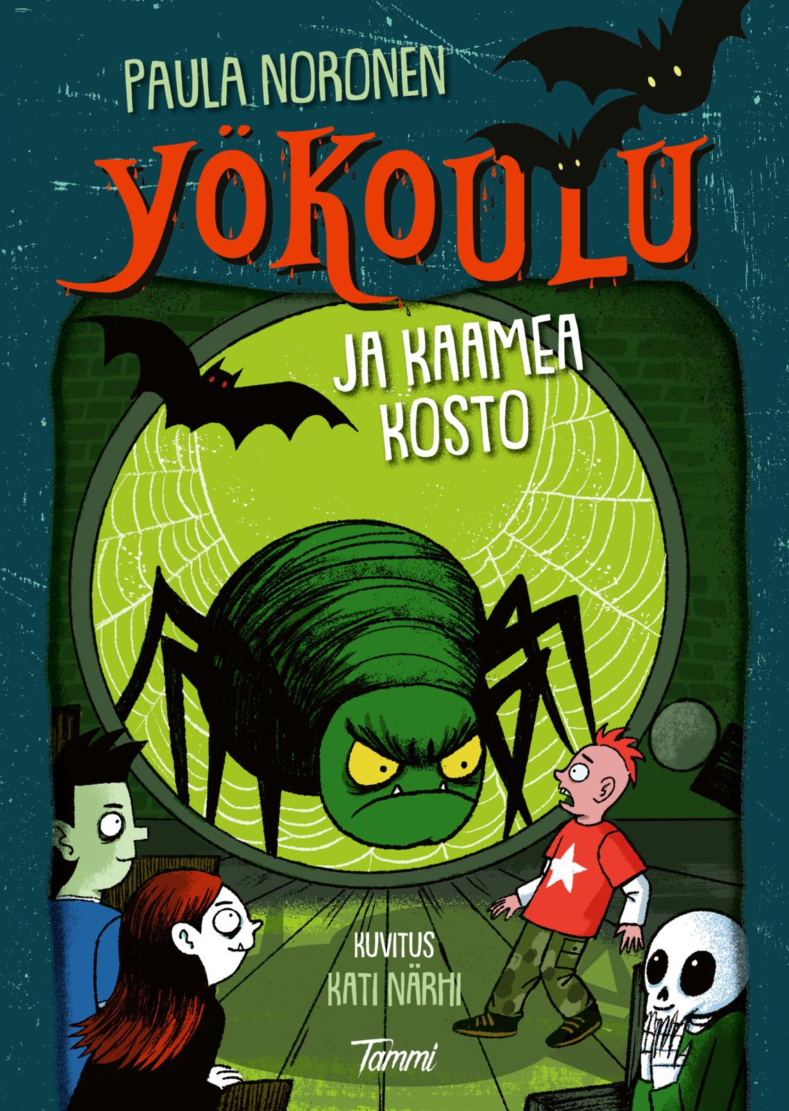 Etukansi. Paula Noronen Yökoulu ja kaamea kosto