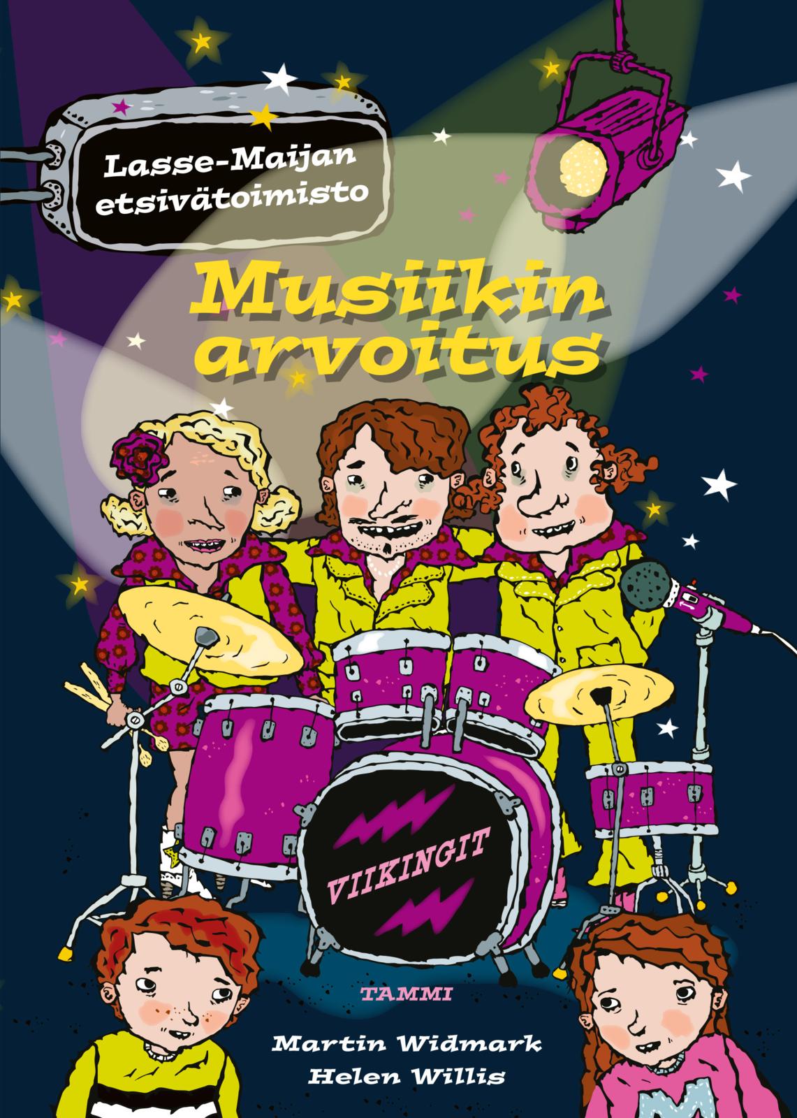 Etukansi. Martin Widmark Musiikin arvoitus. Lasse-Maijan etsivätoimisto