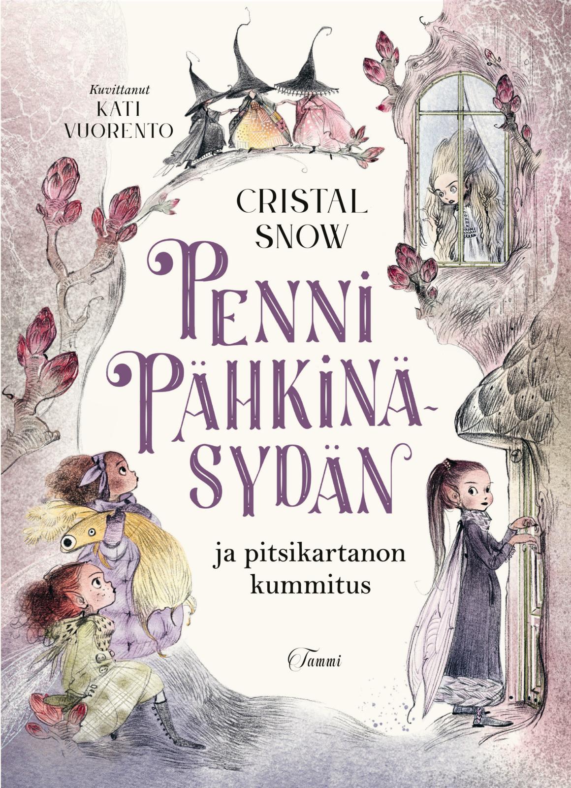 Etukansi. Cristal Snow Penni Pähkinäsydän ja pitsikartanon kummitus