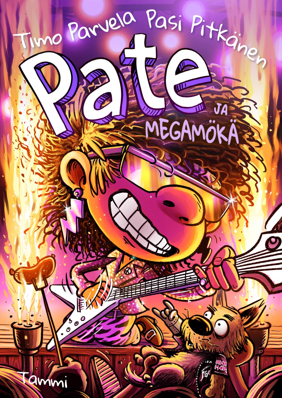 Etukansi. Timo Parvela Pate ja Megamökä