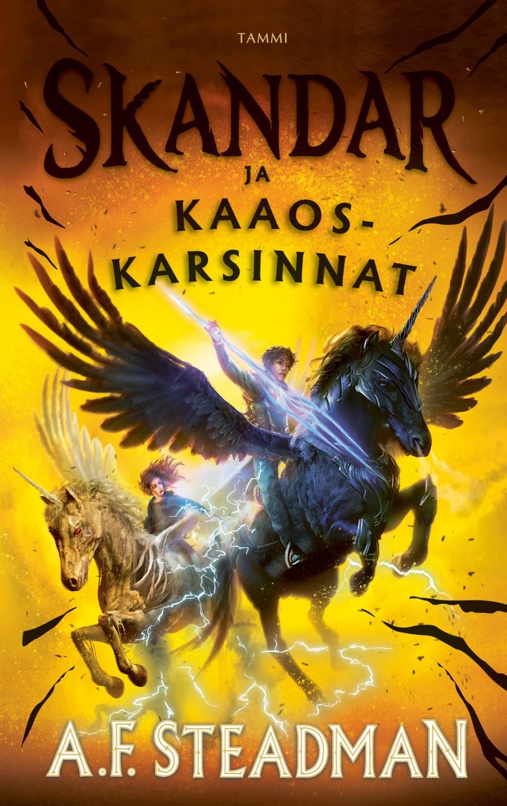 Etukansi. A.F. Steadman Skandar ja Kaaoskarsinnat