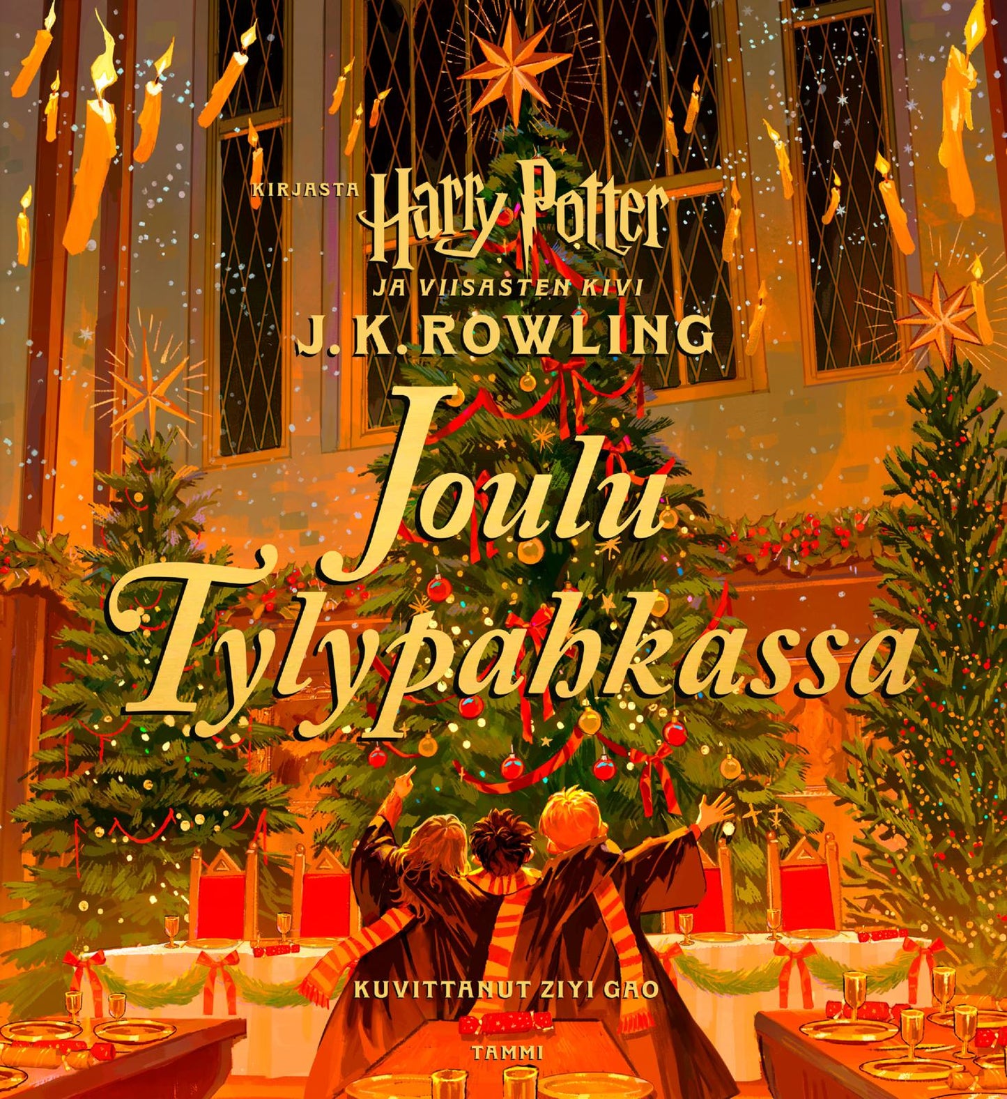 Etukansi. J.K. Rowling Joulu Tylypahkassa