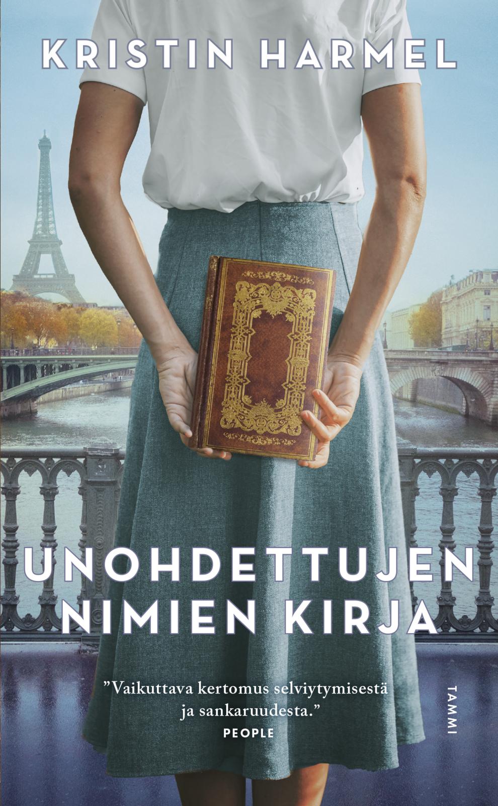 Etukansi. Kristin Harmel Unohdettujen nimien kirja