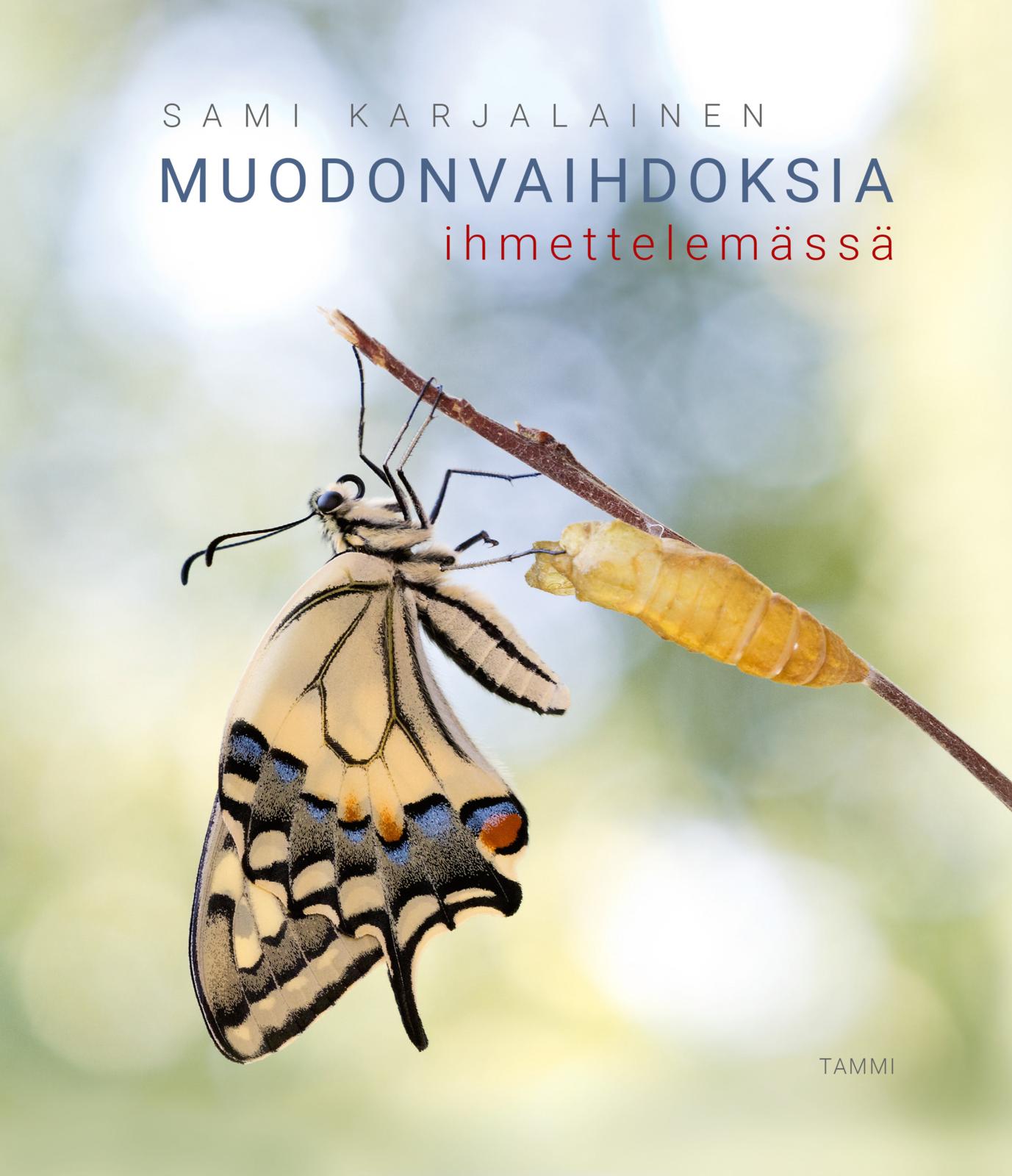 Etukansi. Sami Karjalainen Muodonvaihdoksia ihmettelemässä