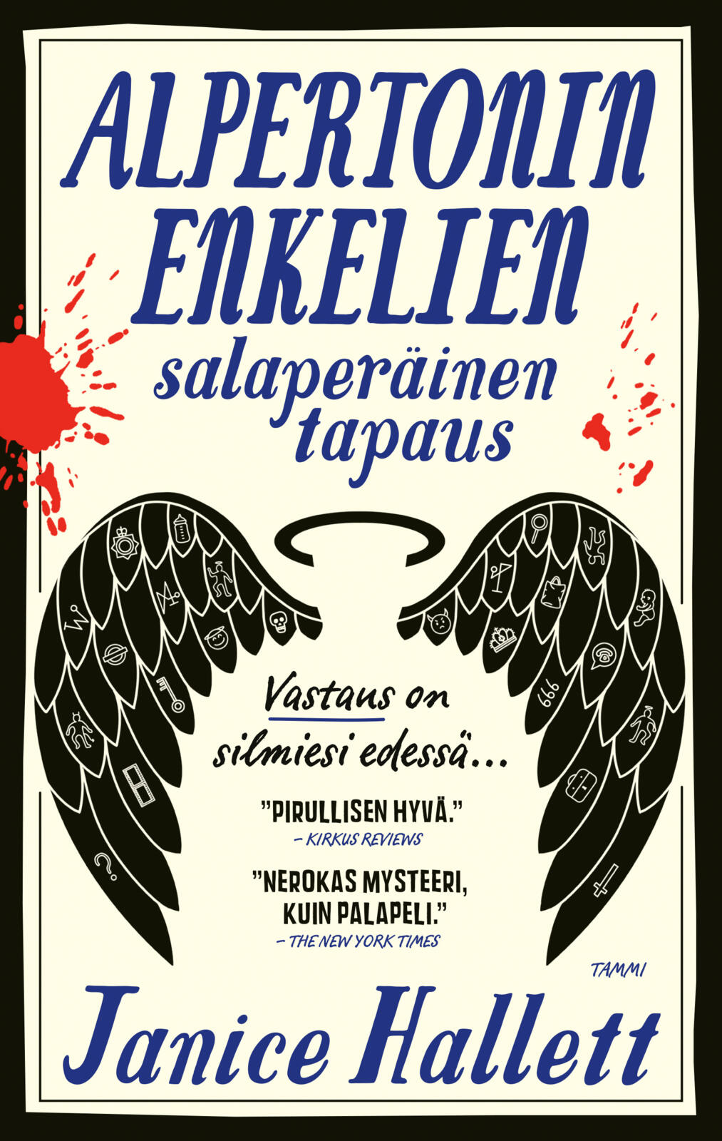 Etukansi. Janice Hallett Alpertonin enkelien salaperäinen tapaus