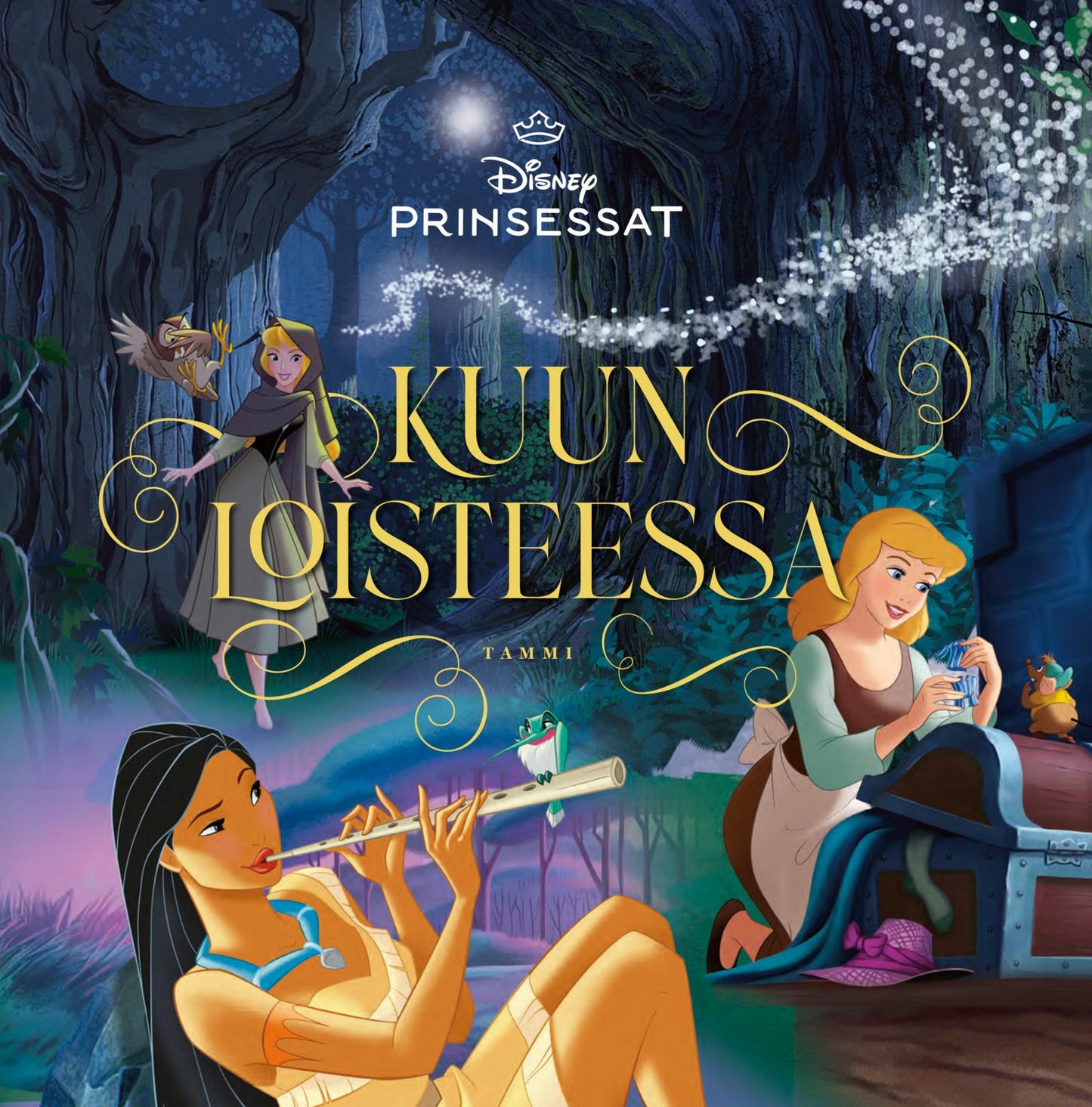 Etukansi. Disney Disney. Prinsessat. Kuun loisteessa