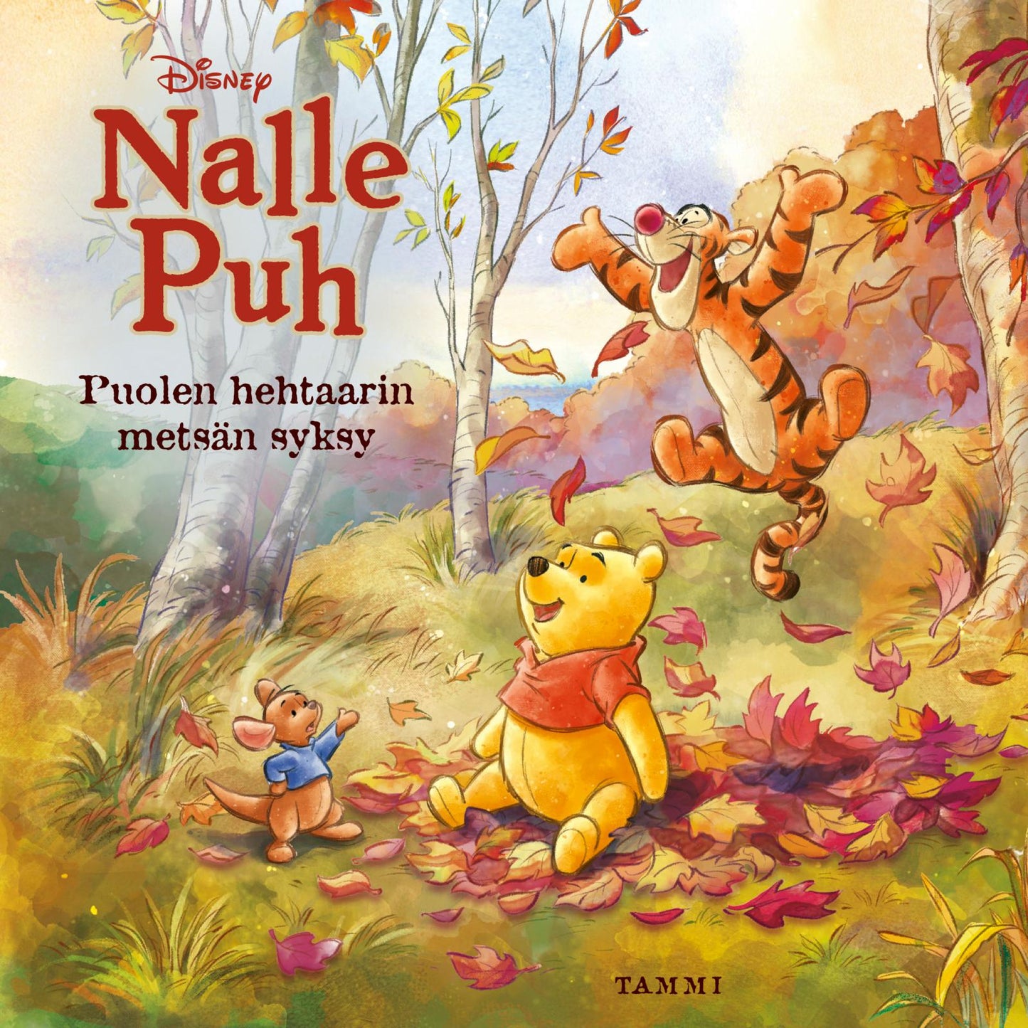 Etukansi. Disney Disney. Nalle Puh. Puolen hehtaarin metsän syksy