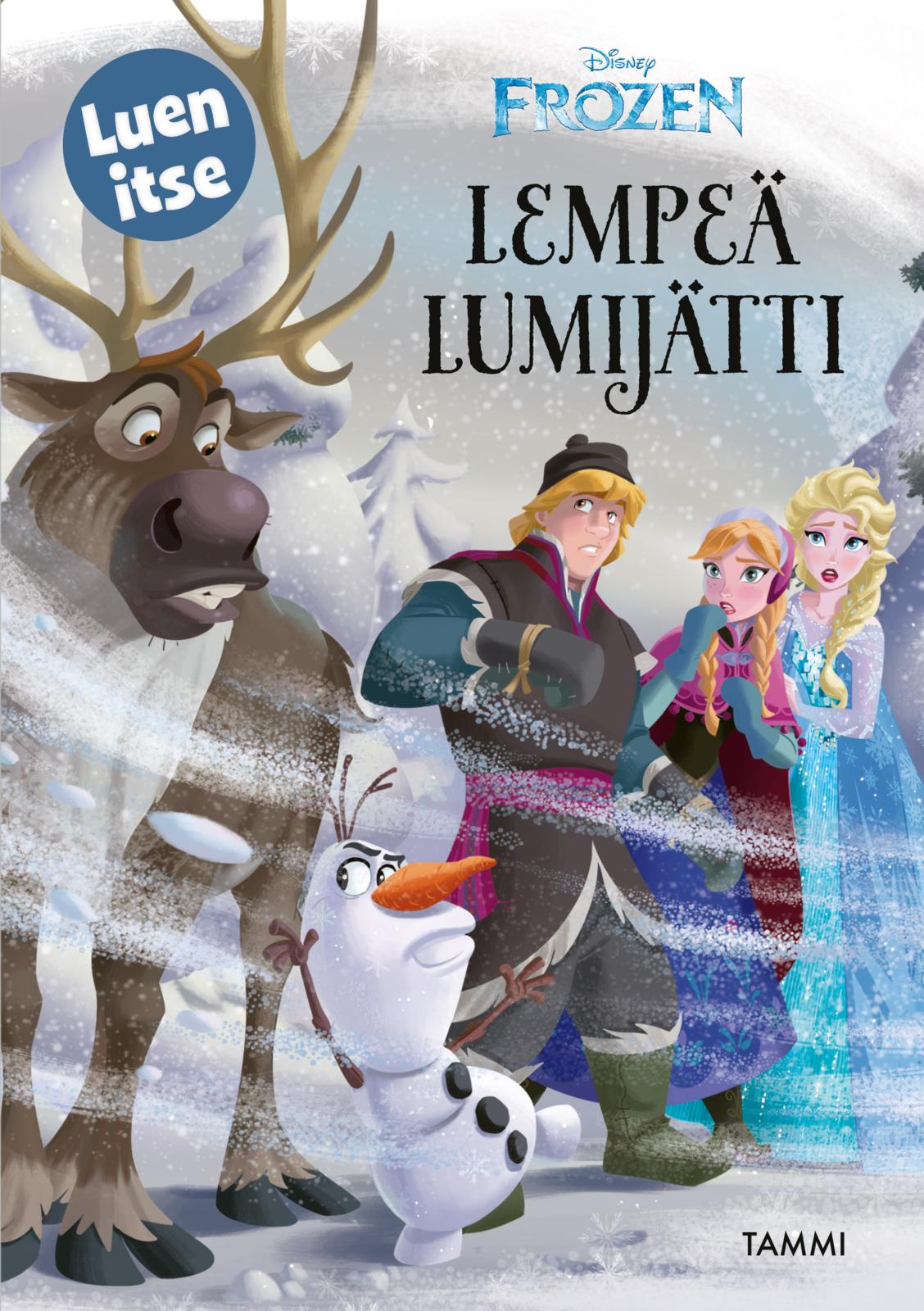 Etukansi. Disney Disney. Frozen. Lempeä lumijätti. Luen itse
