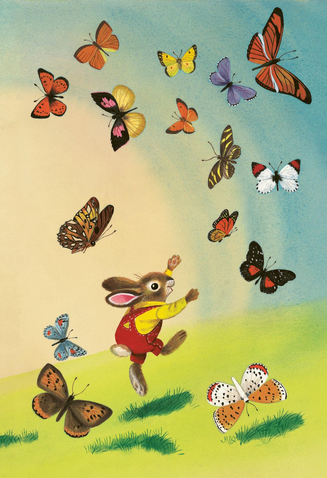 Etukansi. Richard Scarry Minä olen Pupu. Muistikirja