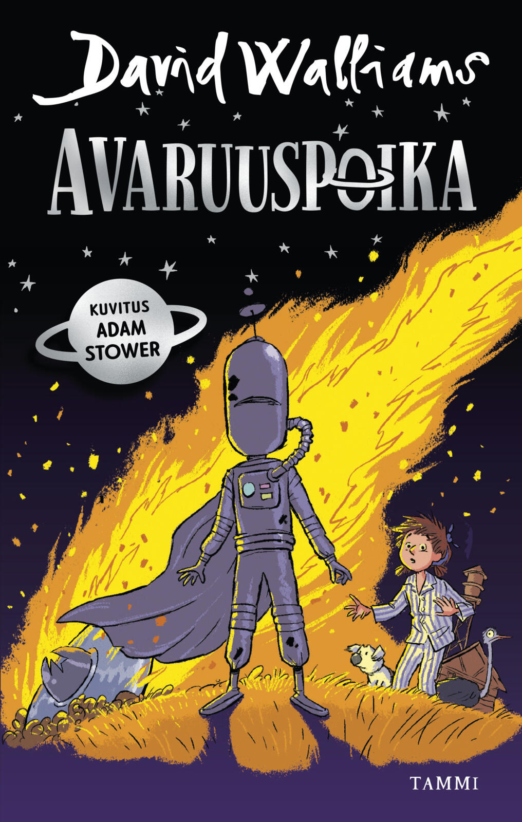 Etukansi. David Walliams Avaruuspoika