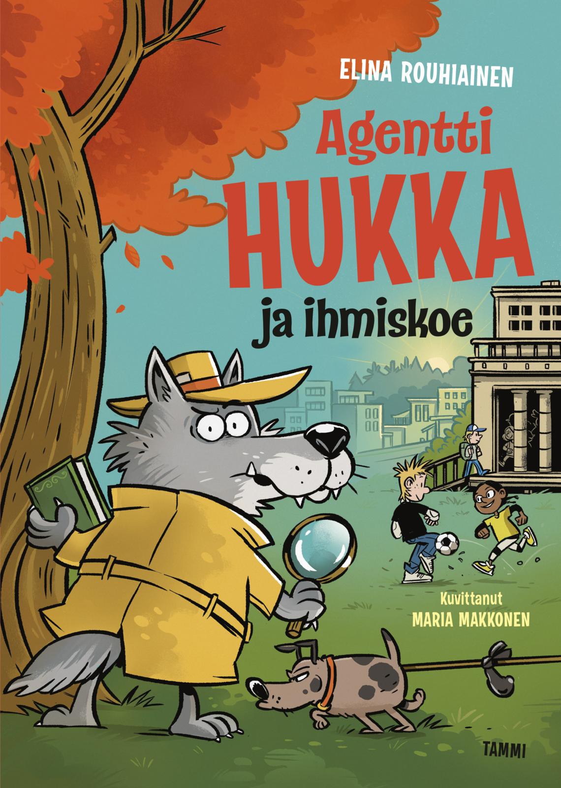 Etukansi. Elina Rouhiainen Agentti Hukka ja ihmiskoe