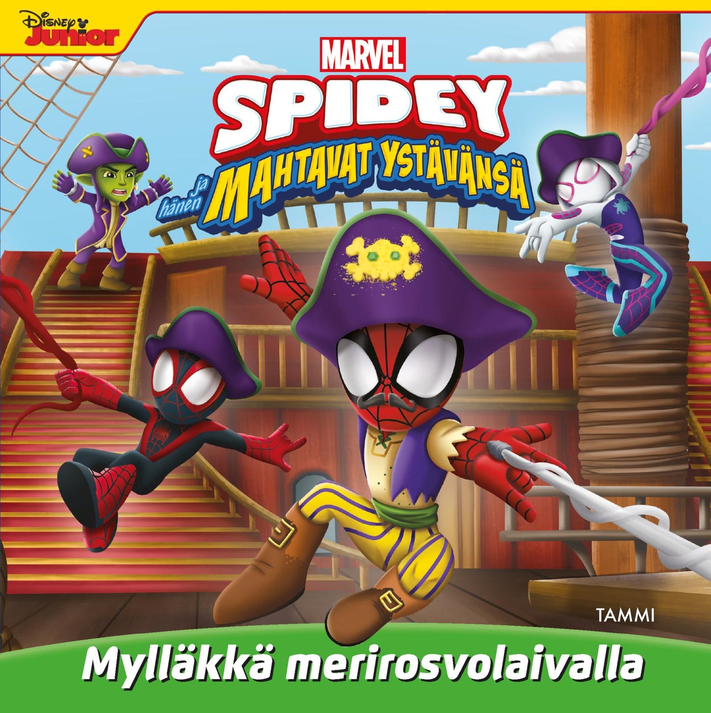 Etukansi. Marvel Marvel. Spidey ja hänen mahtavat ystävänsä. Mylläkkä merirosvolaivalla