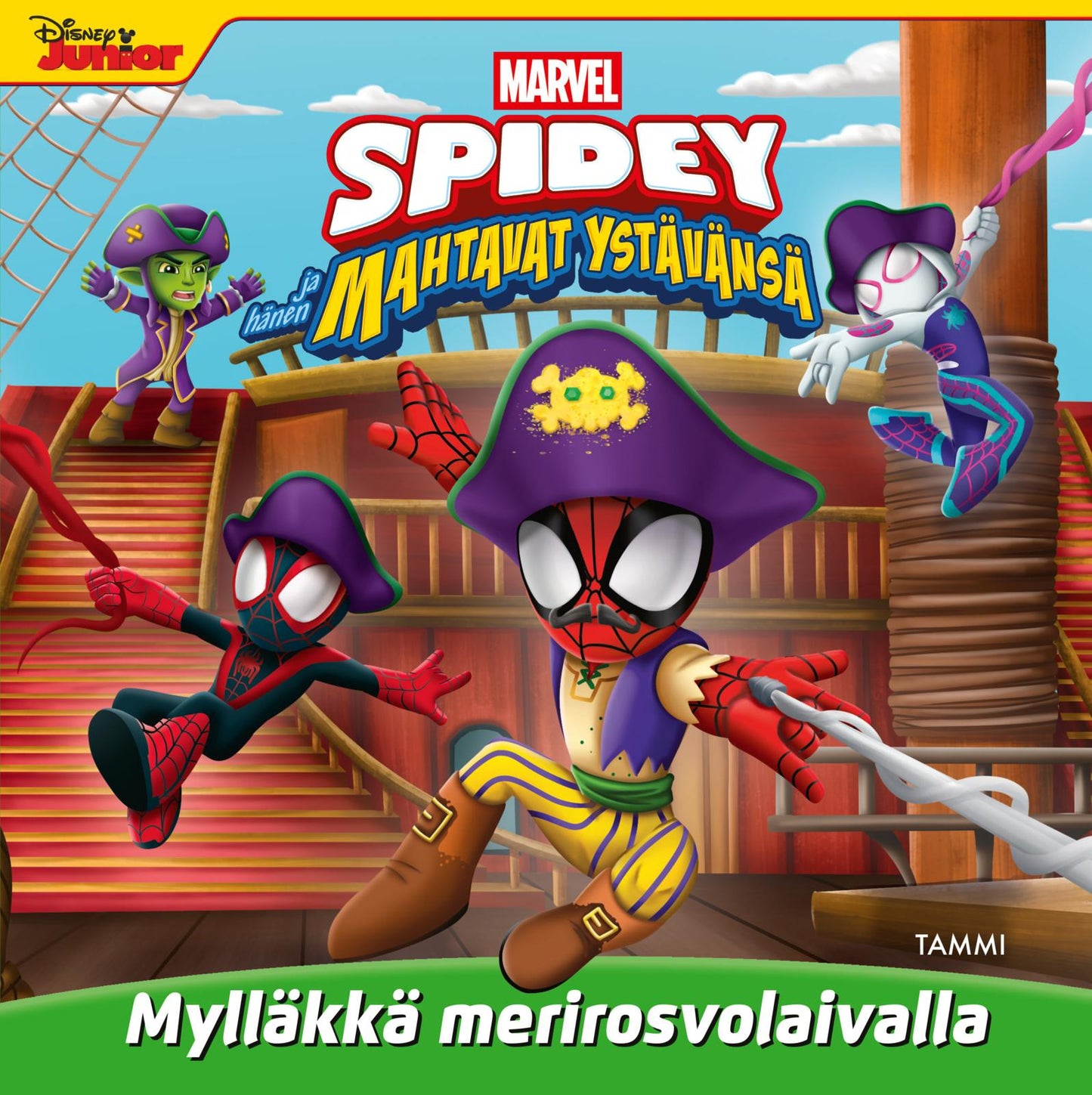 Etukansi. Marvel Marvel. Spidey ja hänen mahtavat ystävänsä. Mylläkkä merirosvolaivalla