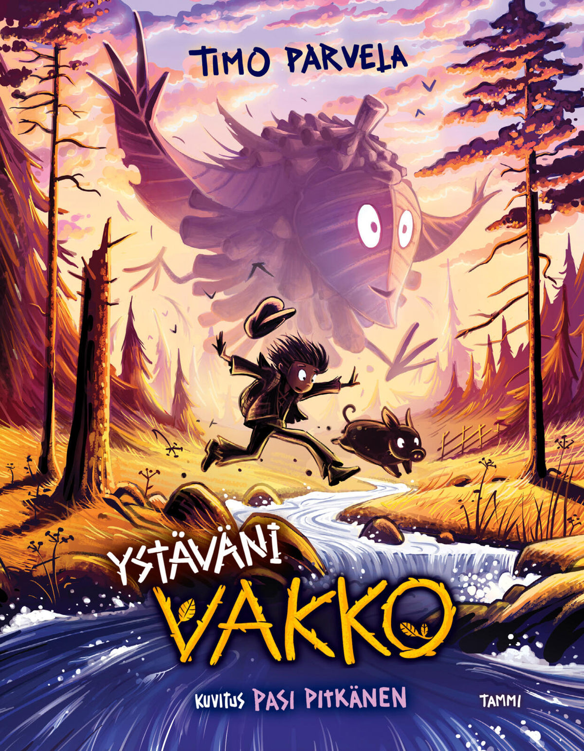 Etukansi. Timo Parvela Ystäväni Vakko