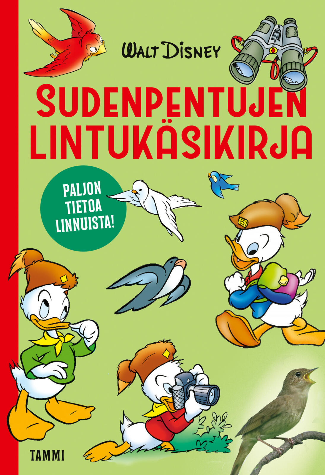 Etukansi. Disney Sudenpentujen lintukäsikirja