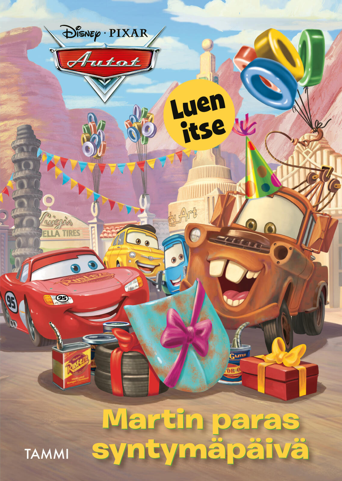 Etukansi. Disney Disney Pixar Autot. Martin paras syntymäpäivä. Luen itse