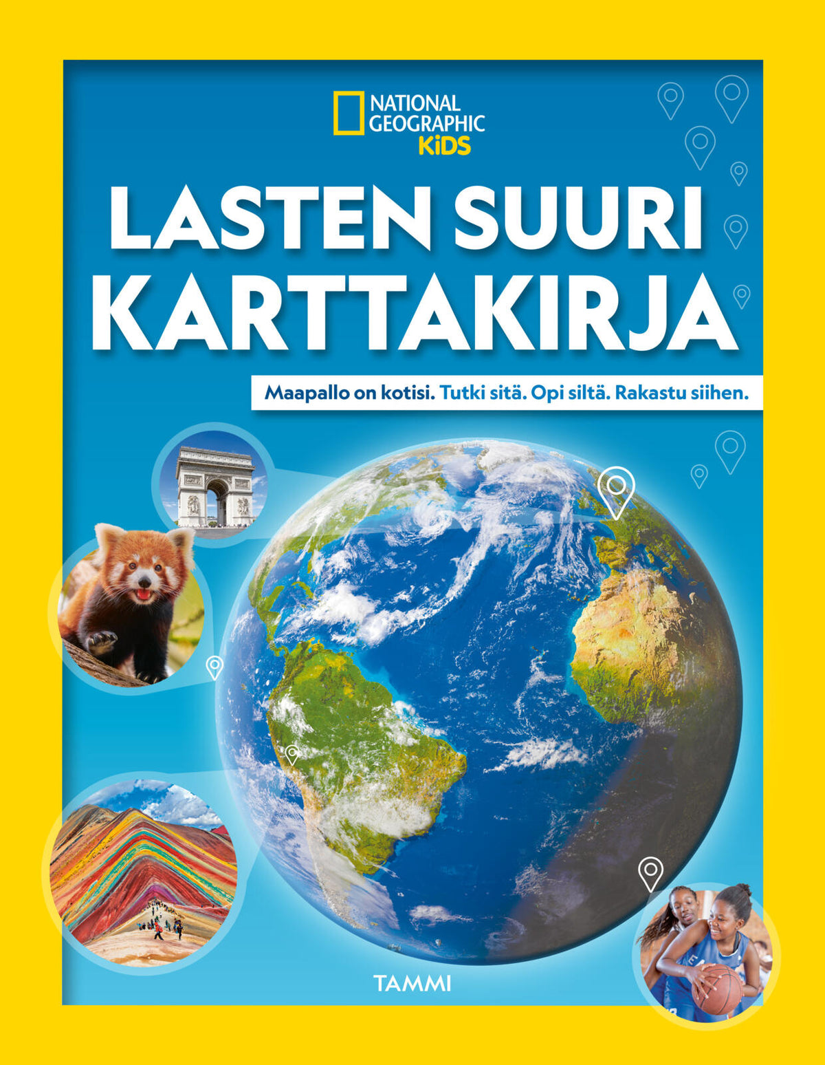 Etukansi. National Geographic National Geographic. Lasten suuri karttakirja