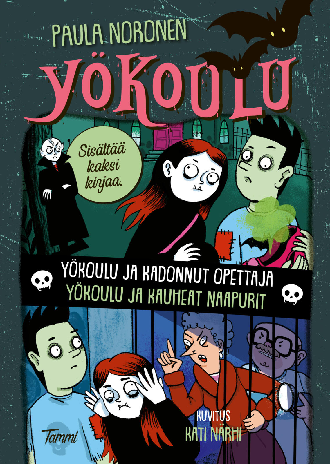 Etukansi. Paula Noronen Yökoulu-yhteisnide