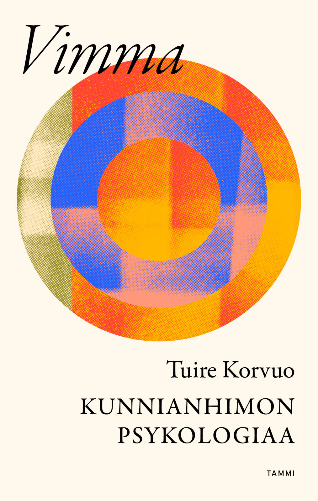 Etukansi. Tuire Korvuo Vimma - Kunnianhimon psykologiaa