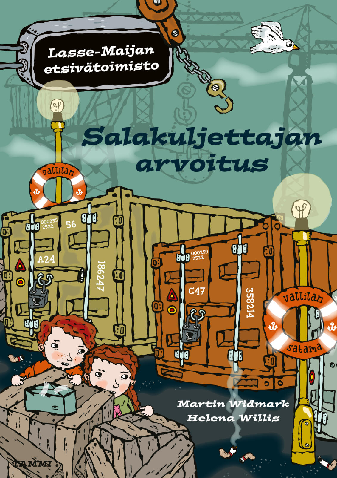 Etukansi. Martin Widmark Salakuljettajan arvoitus. Lasse-Maijan etsivätoimisto