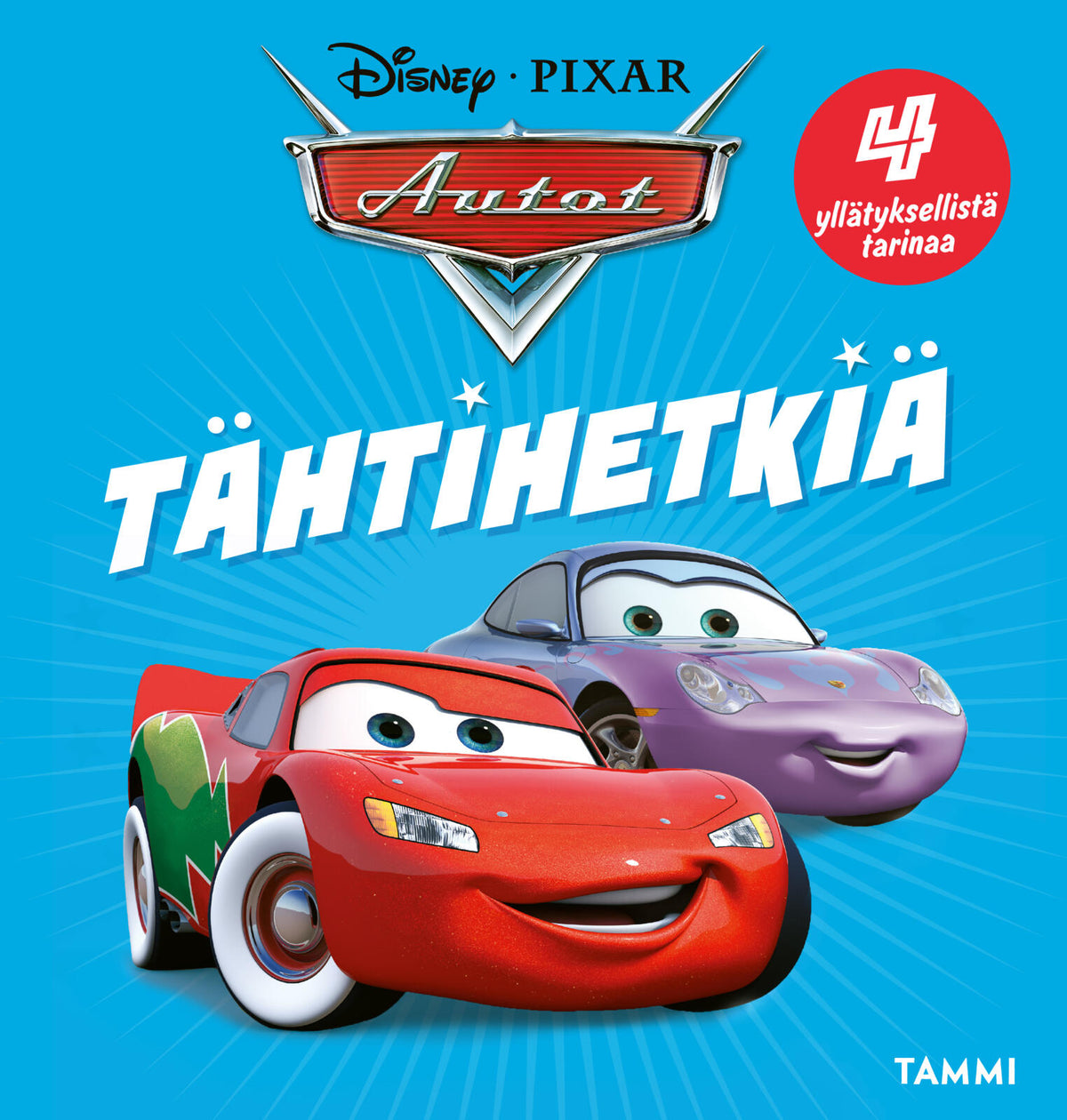 Etukansi. Disney Disney Pixar. Autot. Tähtihetkiä