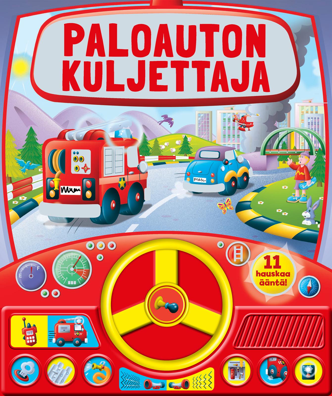 Etukansi. Paloautonkuljettaja