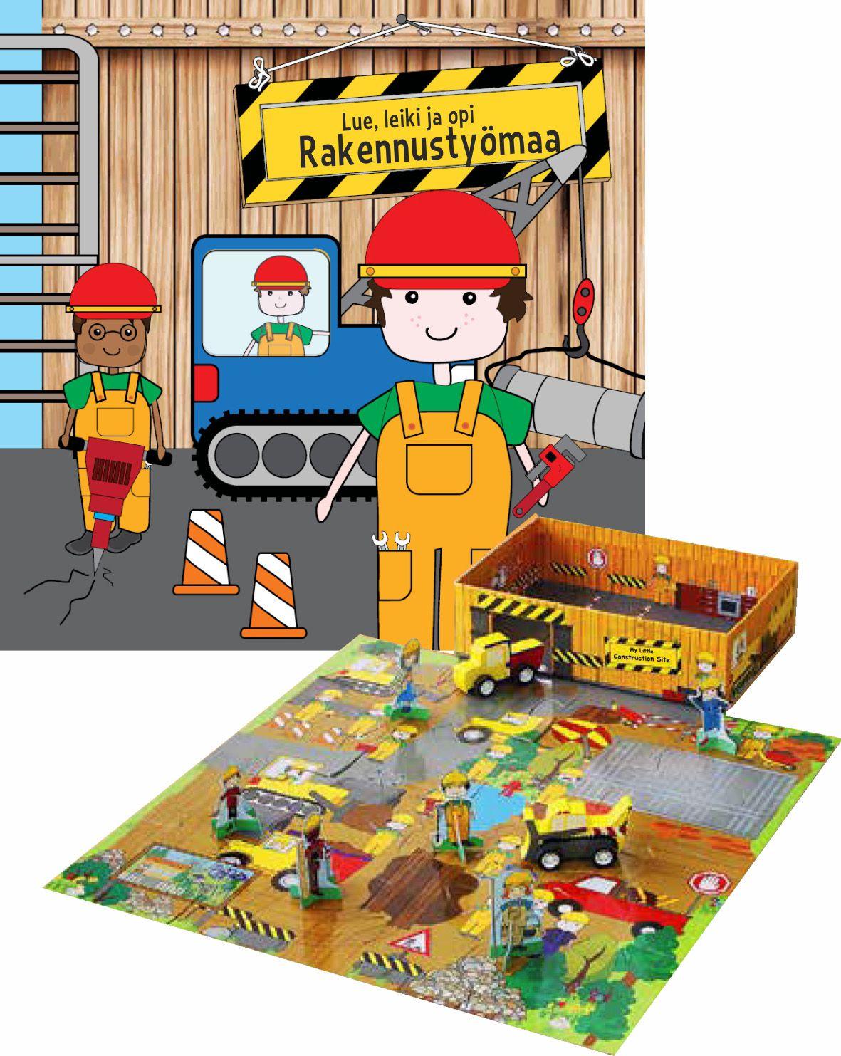 Etukansi. Globe ltd Rakennustyömaa - Lue, leiki ja opi