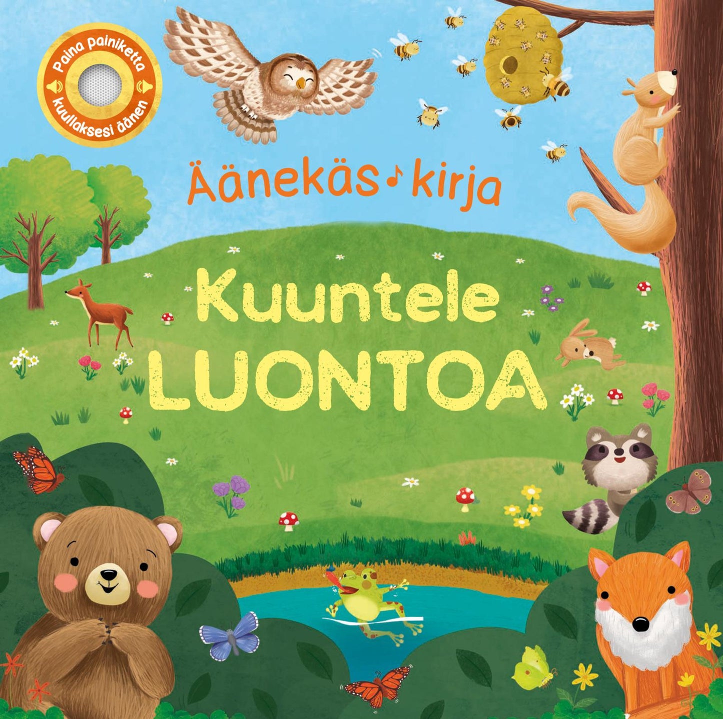 Etukansi. Igloo Kuuntele luontoa - Äänekäs kirja