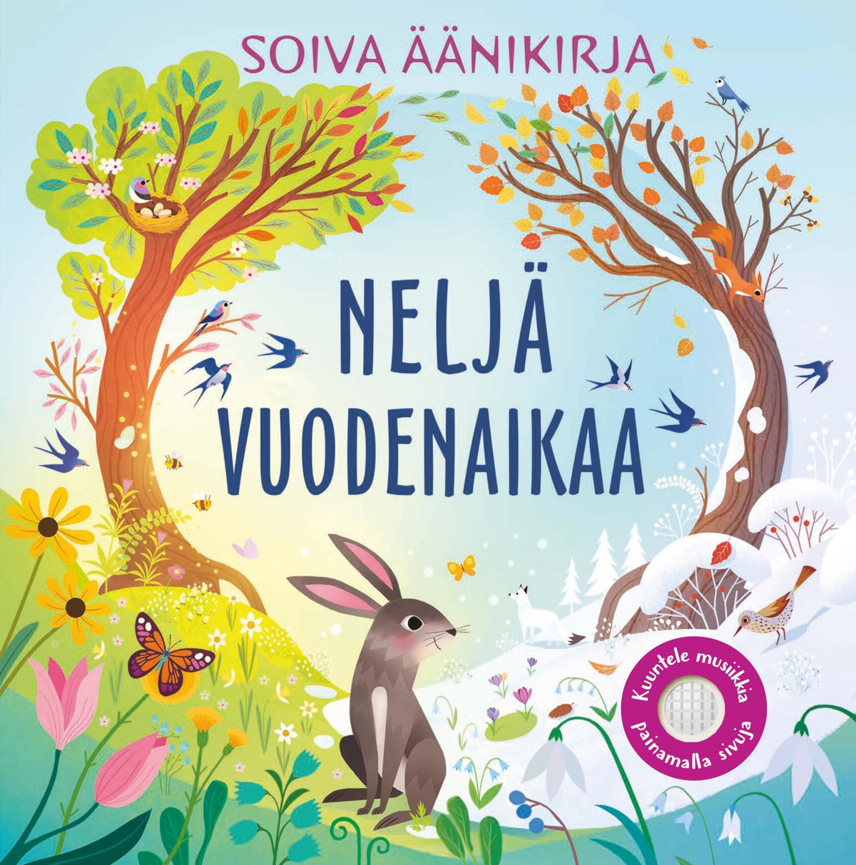 Etukansi. Fiona Watt Neljä vuodenaikaa - Soiva äänikirja