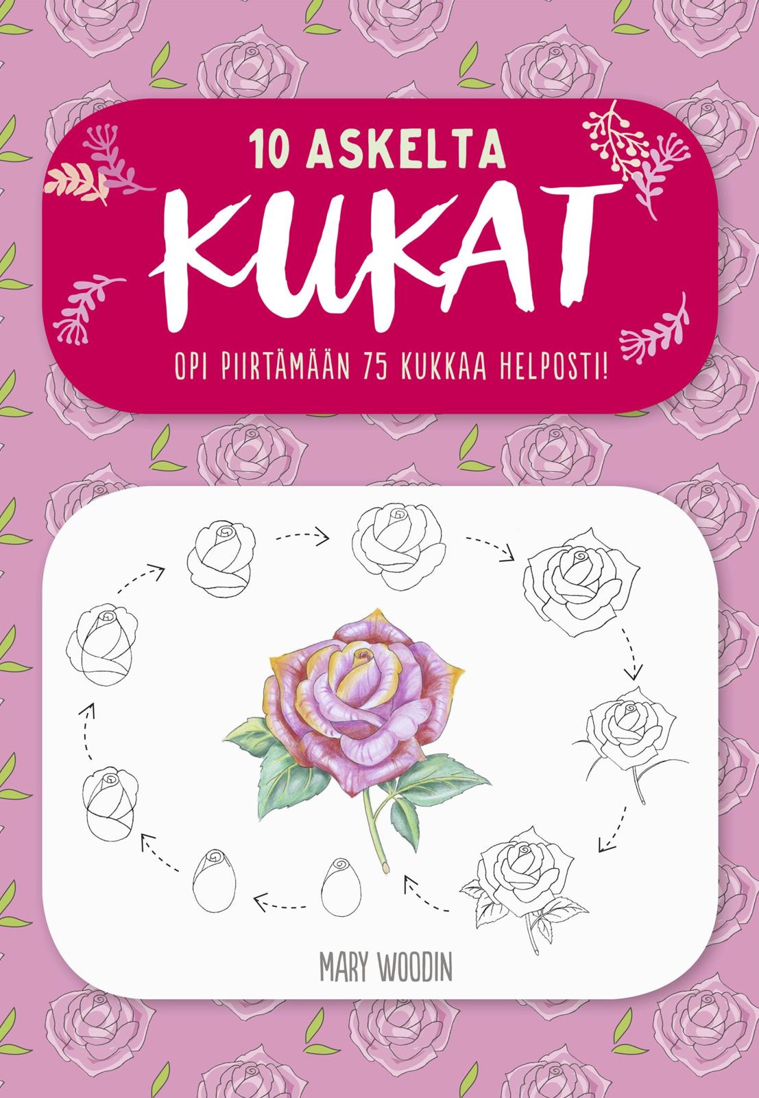 Etukansi. Mary Woodin Kukat - 10 askelta