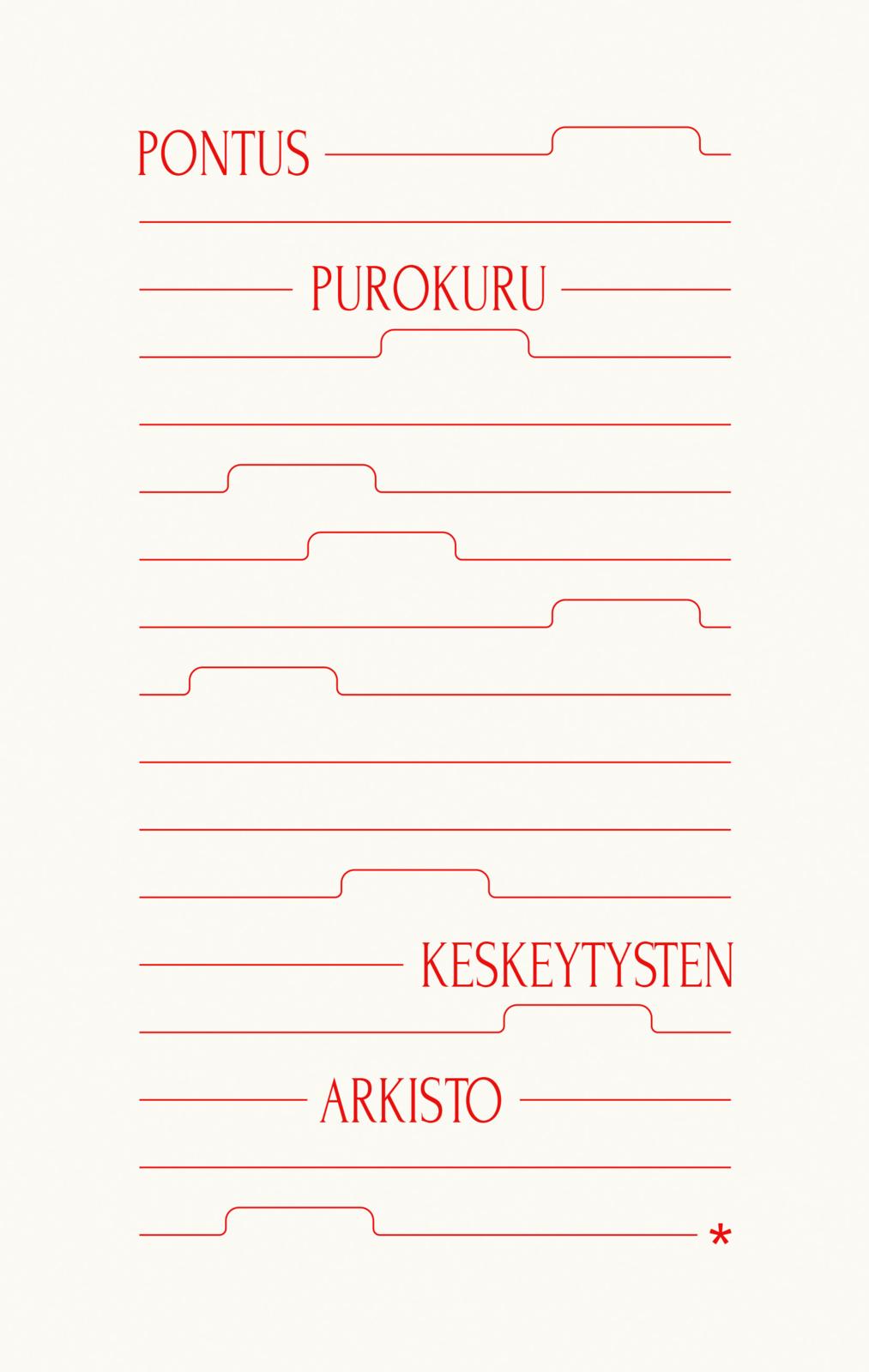 Etukansi. Pontus Purokuru Keskeytysten arkisto