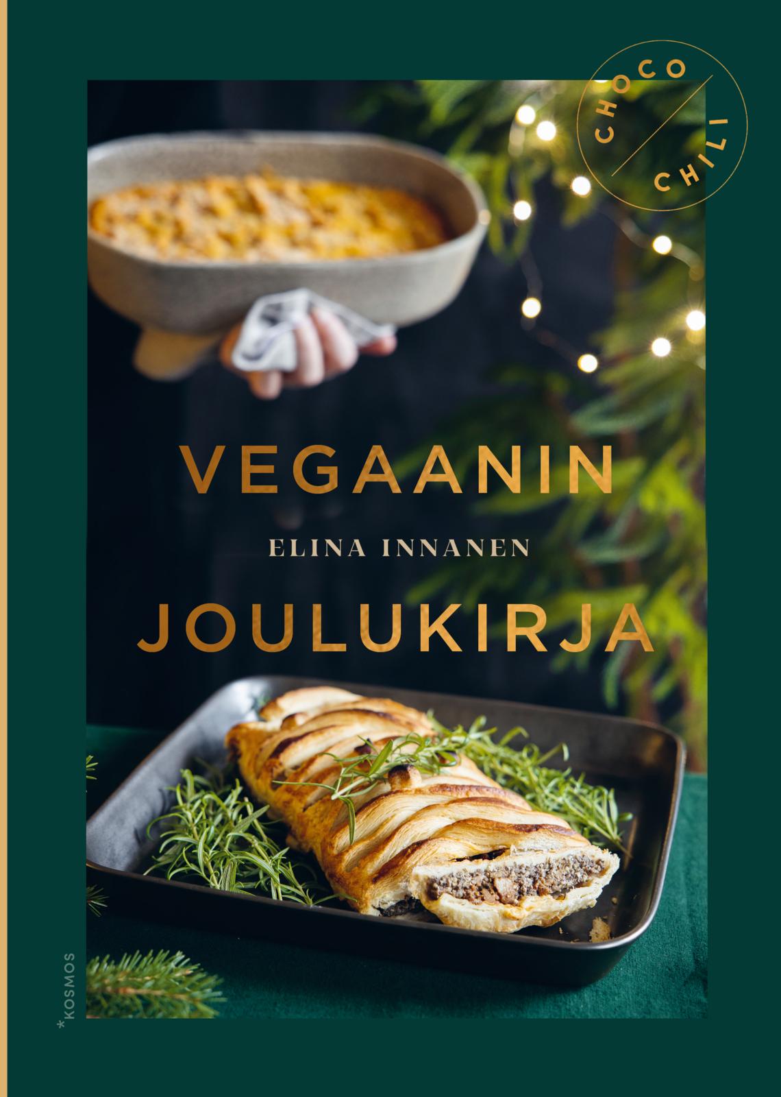 Etukansi. Elina Innanen. Vegaanin joulukirja