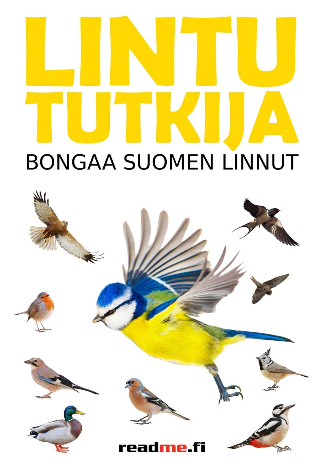 Etukansi. Minna Ovaskainen Lintututkija - Bongaa Suomen linnut