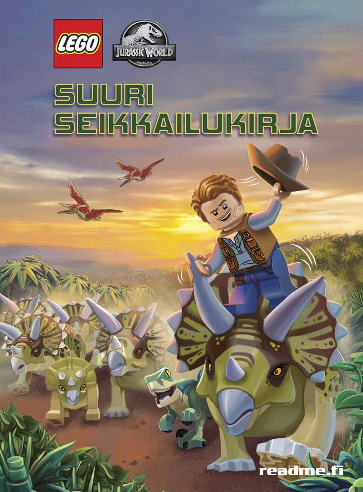 Etukansi. Lego Group Jurassic World