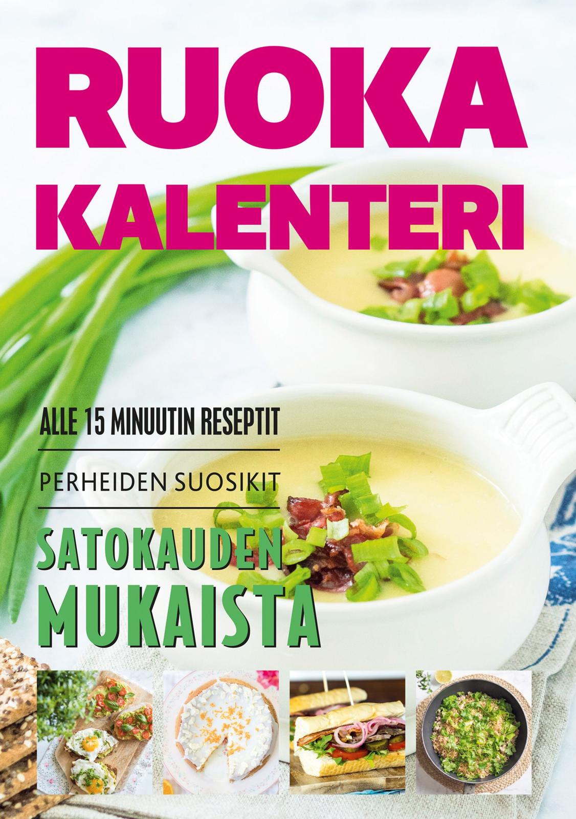 Etukansi. Sari Spåra Ruokakalenteri