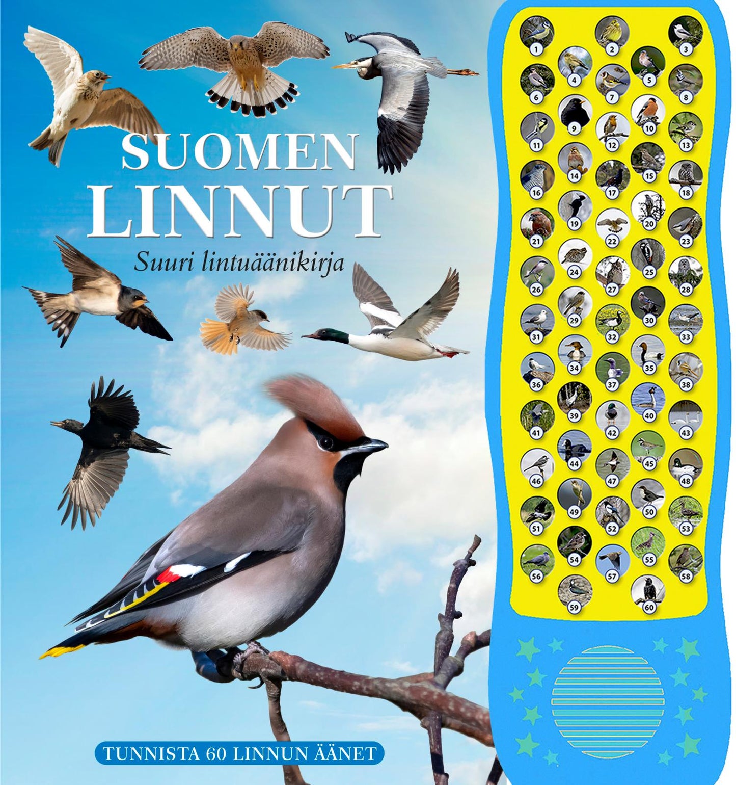 Etukansi. Reima Flyktman Suomen linnut - Suuri lintuäänikirja