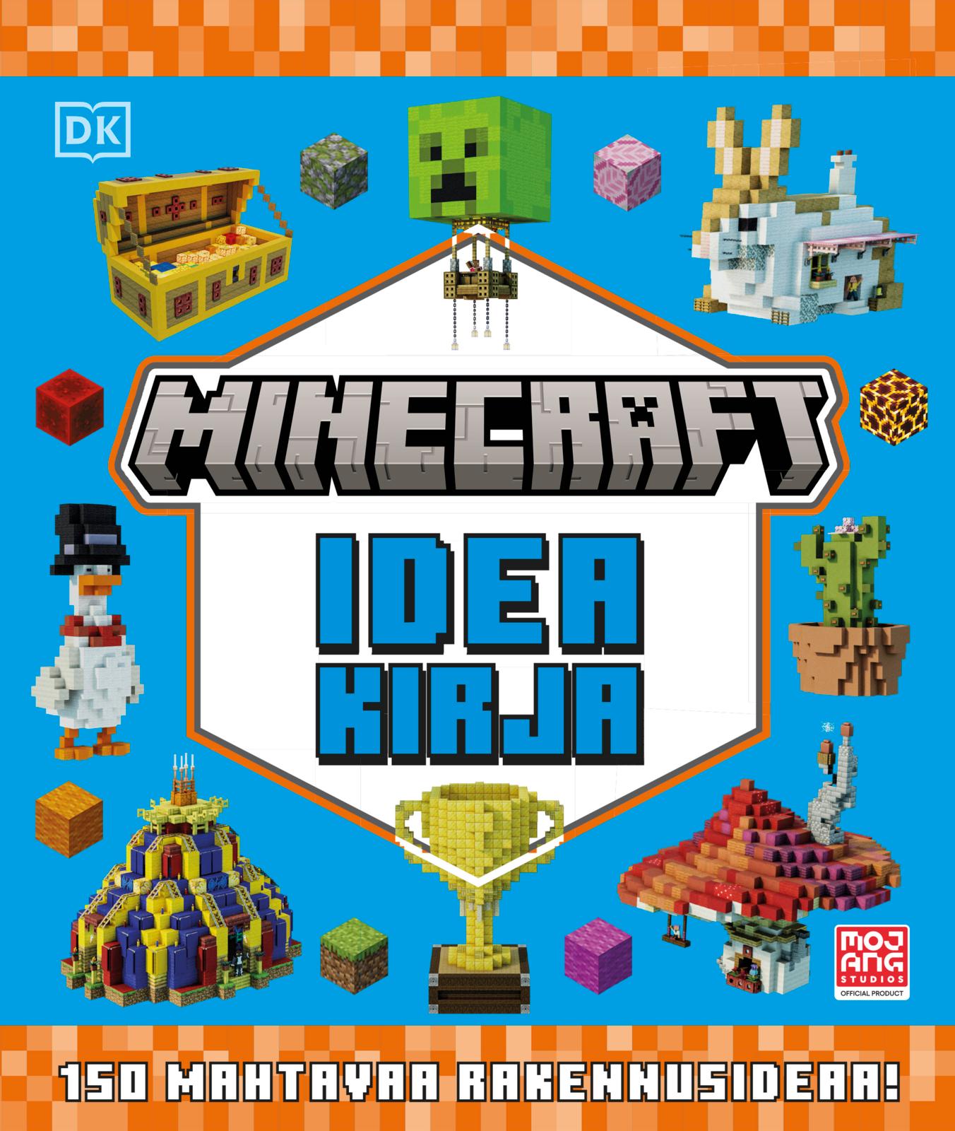 Etukansi. Dorling Kindersley Minecraft ideakirja