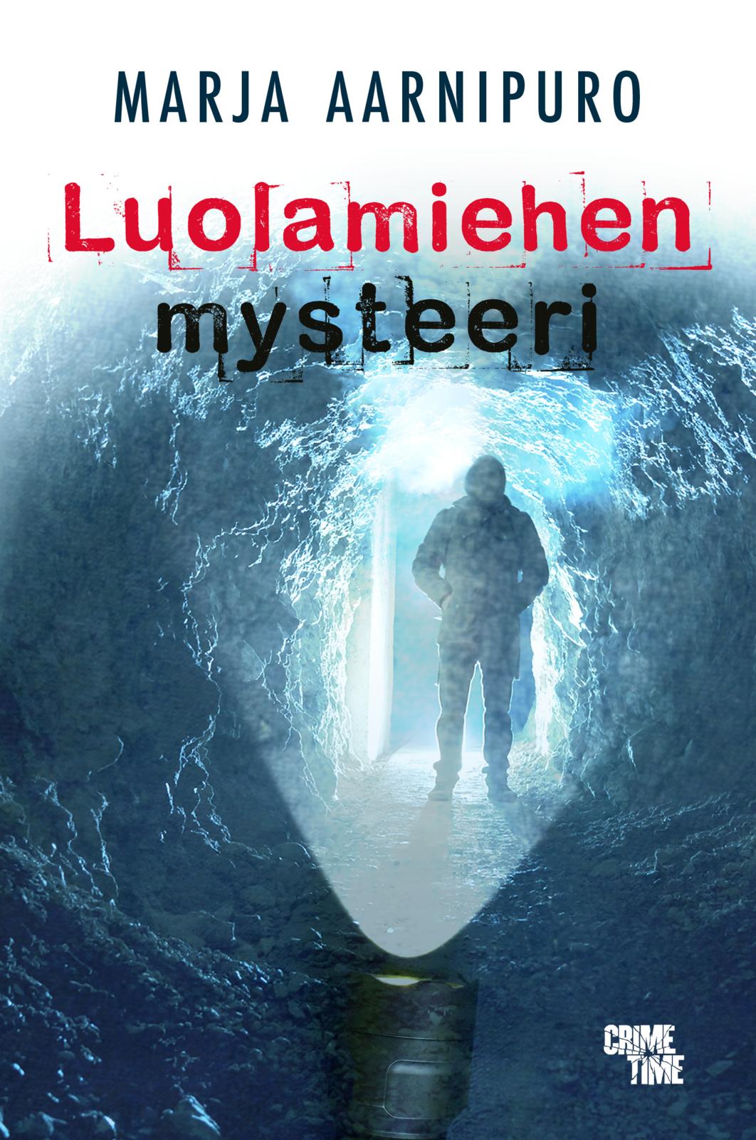 Etukansi. Marja Aarnipuro Luolamiehen mysteeri