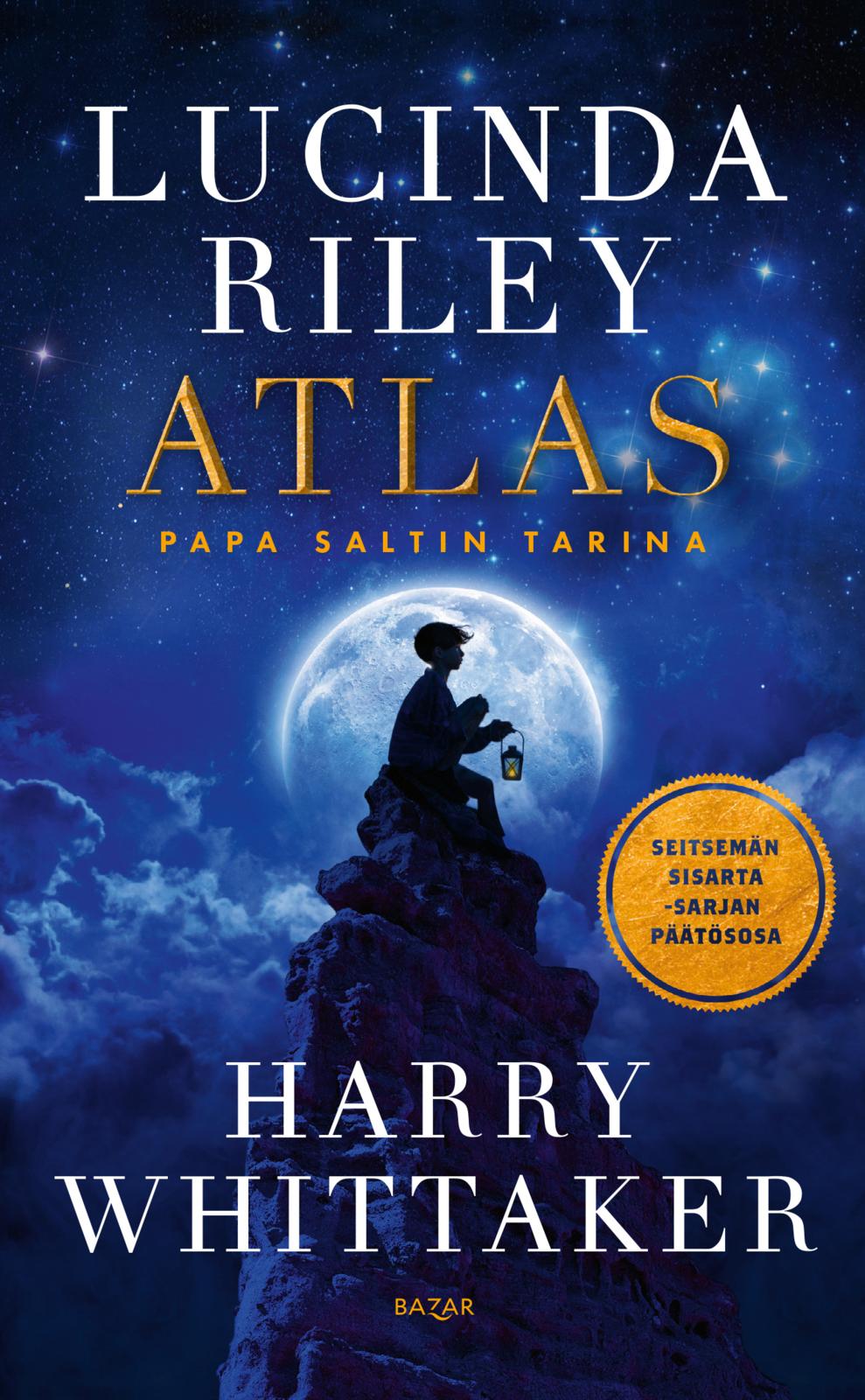 Etukansi. Lucinda Riley Atlas, Papa Saltin tarina
